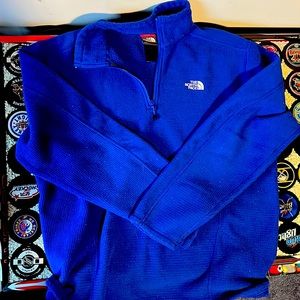 Blue North Face Quarter Zip